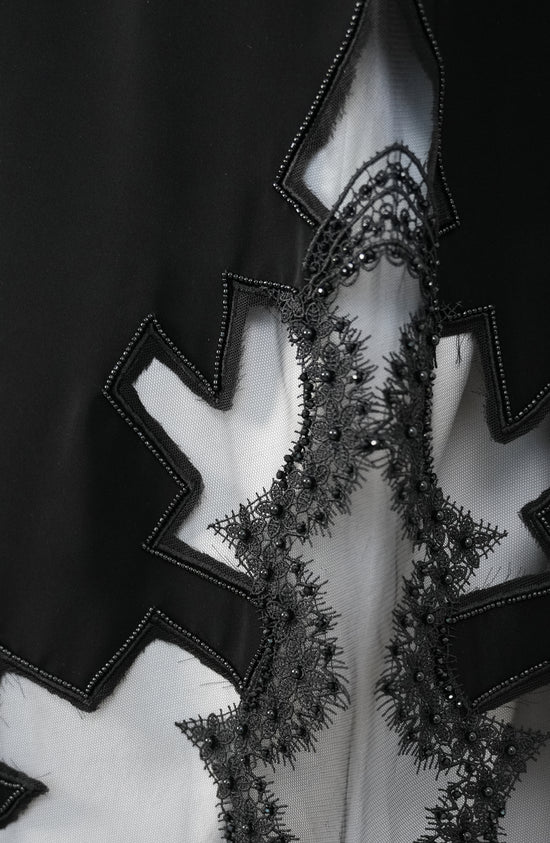 Nada fabric with Toor, lace and handwoork