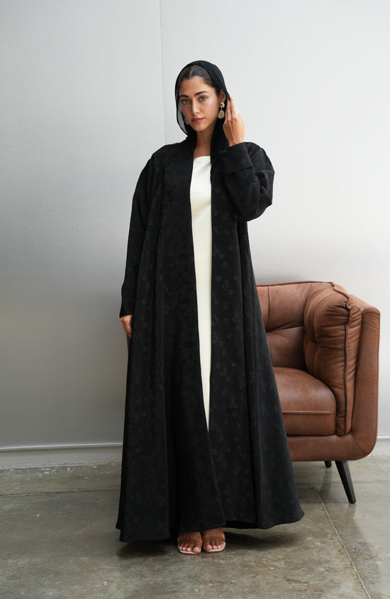 Turkish Jacquard Abaya