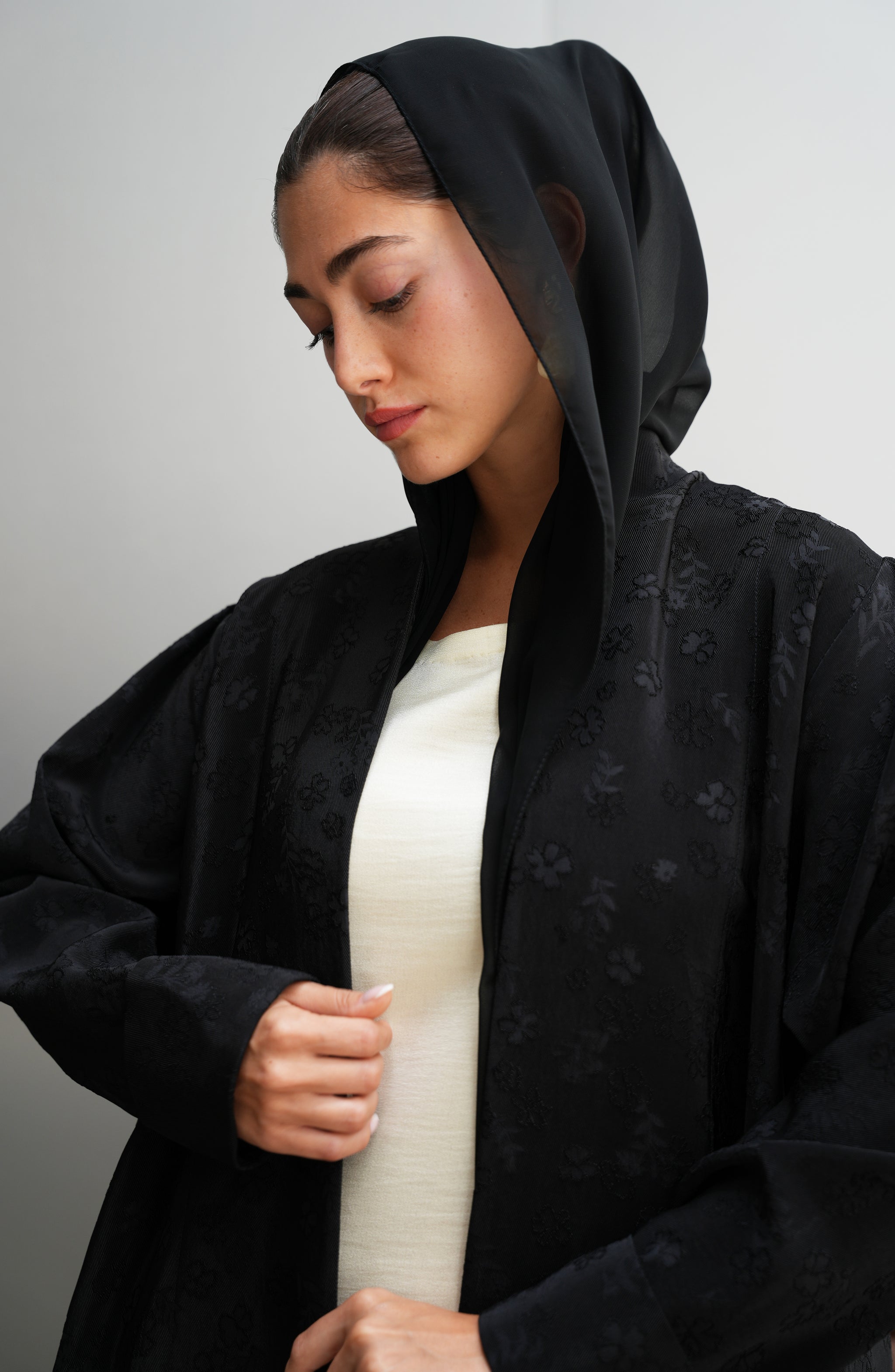 Turkish Jacquard Abaya