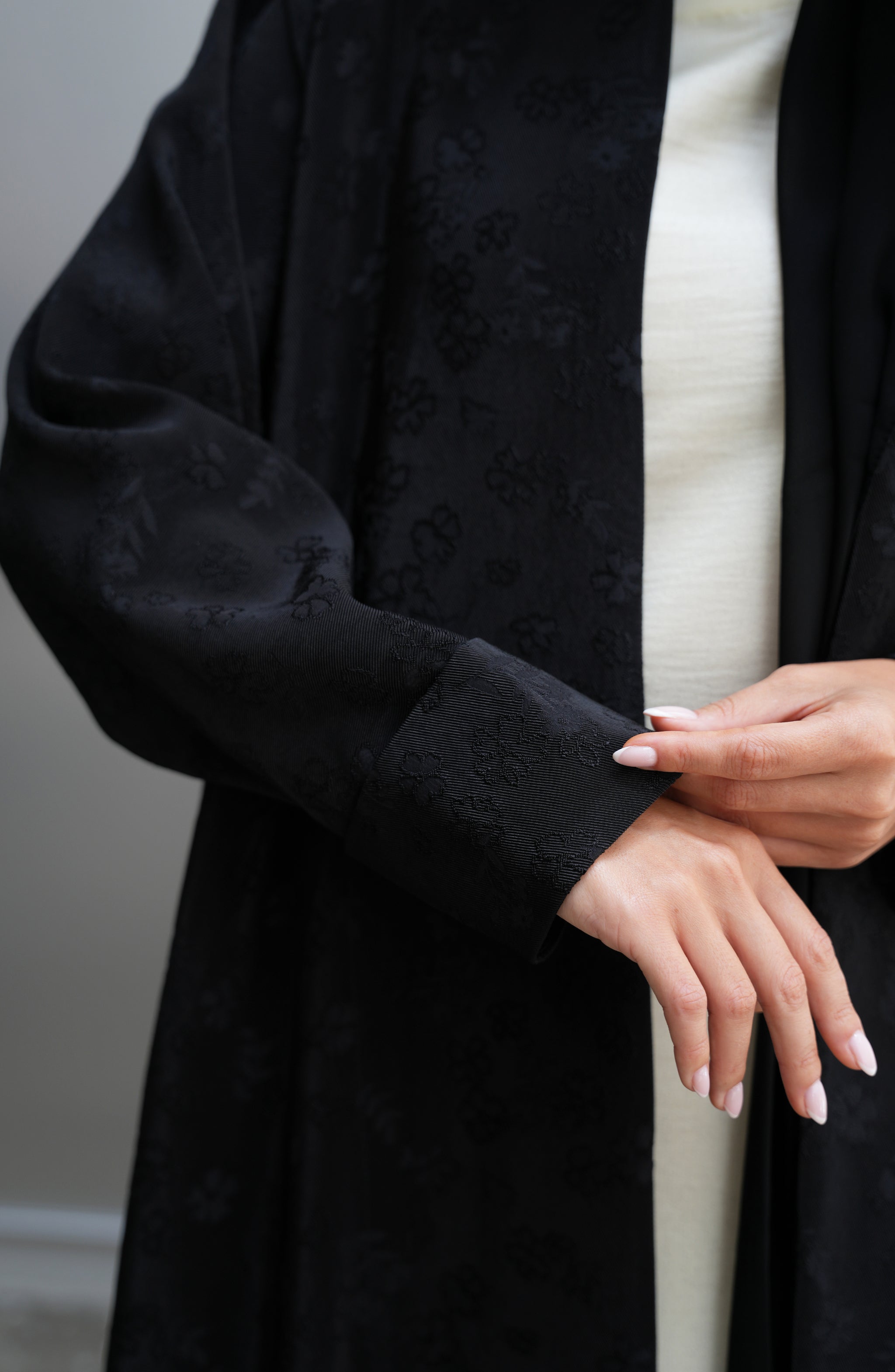 Turkish Jacquard Abaya