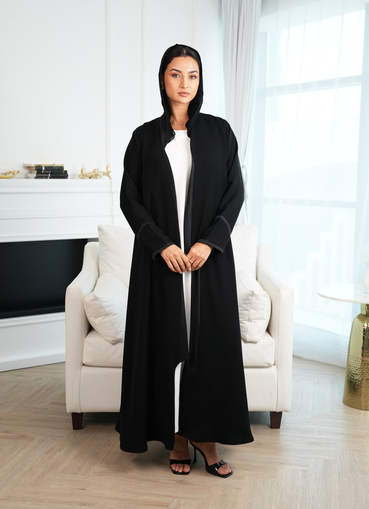 Internet fabric abaya with satan