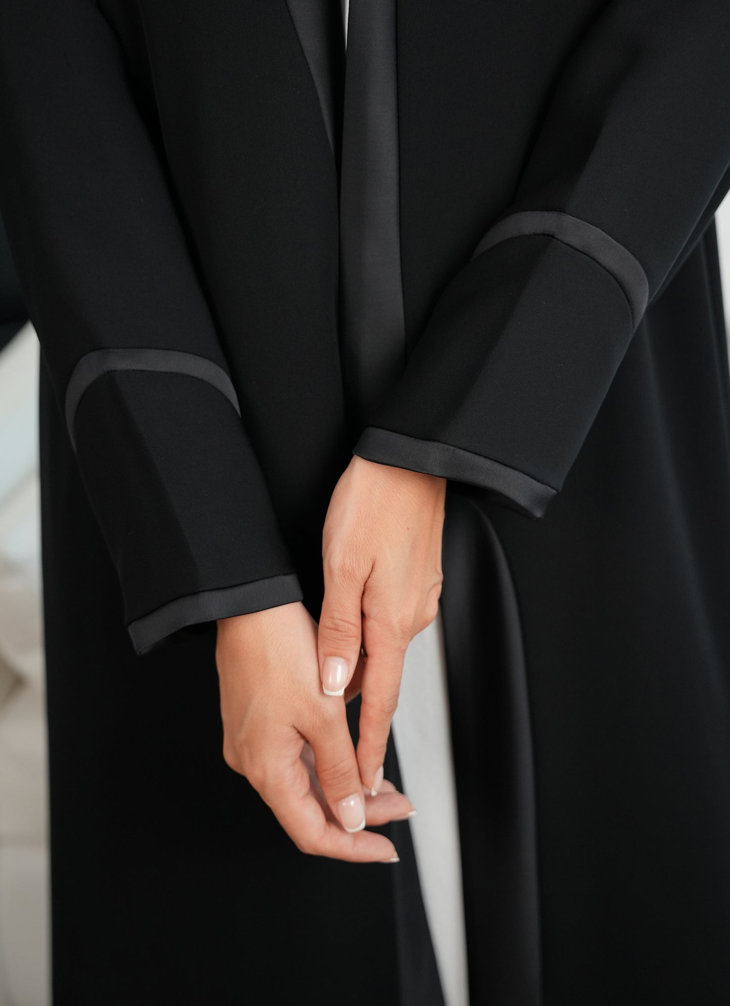 Internet fabric abaya with satan