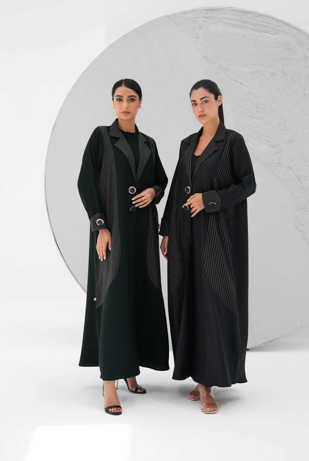 Striped Taff Crepe and premium Italian Crepe